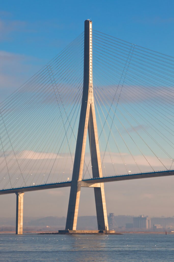 Normandy bridge (Pont de Normandie, France)