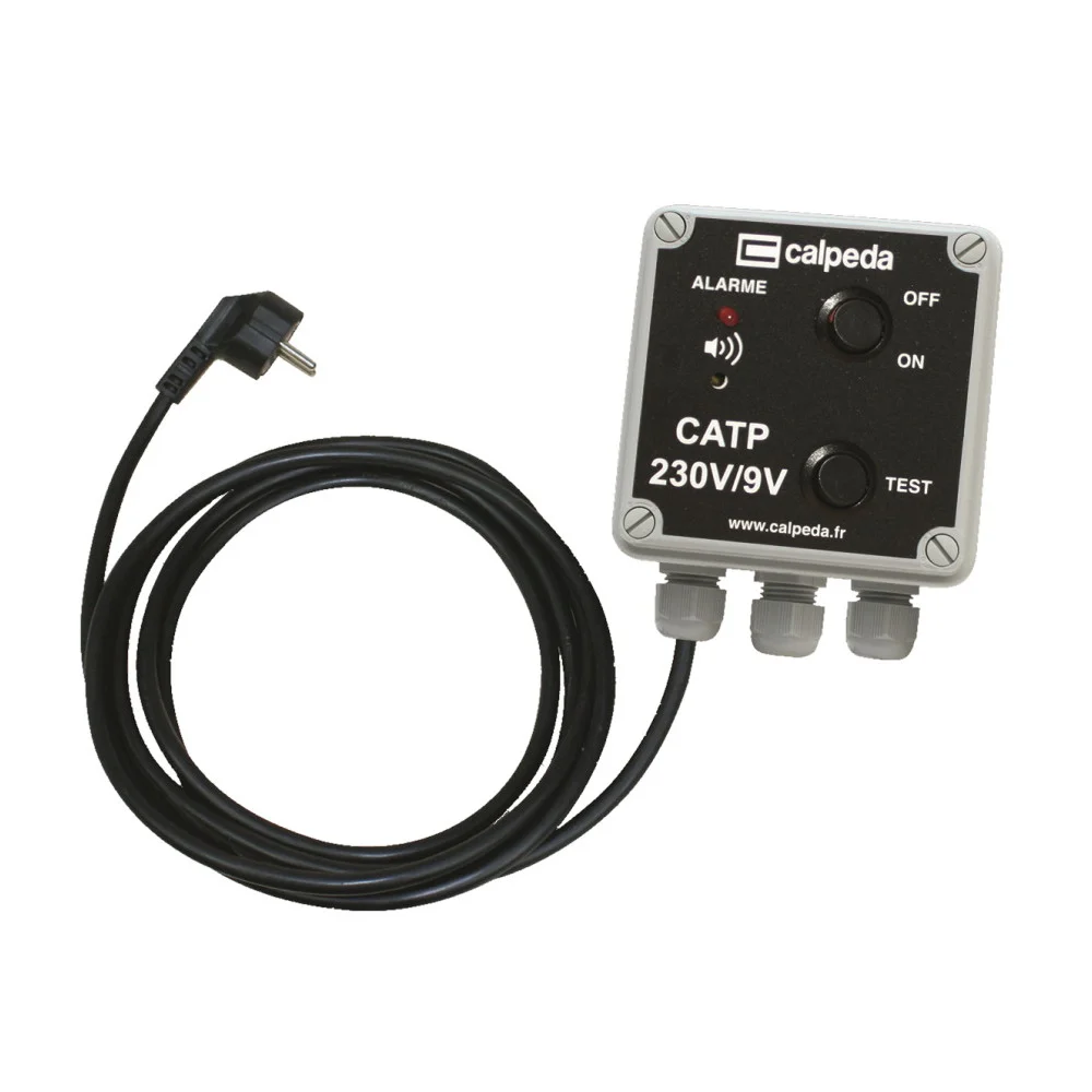 Coffret alarme trop-plein CALPEDA CATP230V-9V – 230 V avec pile 9 V